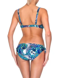 Anabel Arto - Cabrio Bikini mit Neckholder-Träger blau