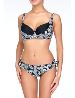 Anabel Arto - Cabrio Bikini mit Neckholder-Träger schwarz