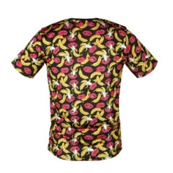 Anais - Herren Shirt mit bananen-Kussmund-Muster