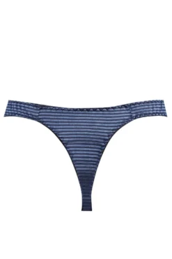 Anais - Herren String aus feinem Netz-Material gestreift