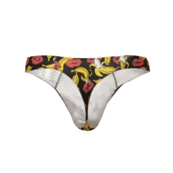 Anais - Herren String mit Bananen-Kussmund-Muster