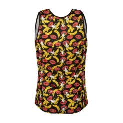 Anais - Herren Tank-Top mit Bannen-Kussmund Muster