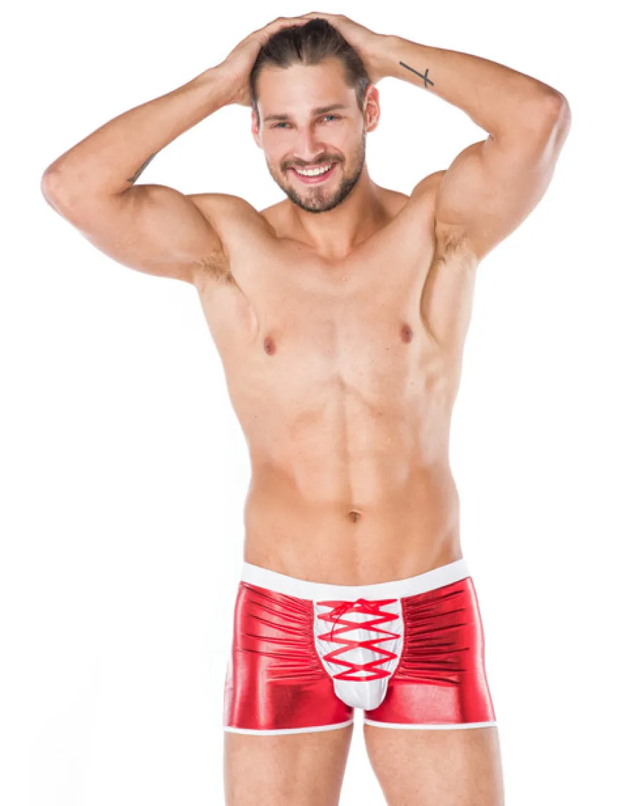 Andalea - Boxershorts MC/9091 AMC539034M rot/weiß