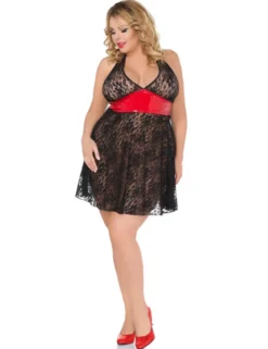 Andalea - Chemise SB/1029 AN539108M schwarz/rot