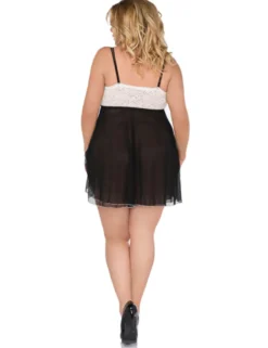 Andalea - Chemise SB/1026 AN539093M schwarz/ecru