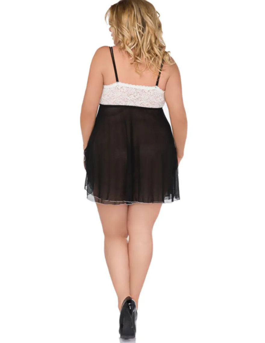 Andalea - Chemise SB/1026 AN539093M schwarz/ecru