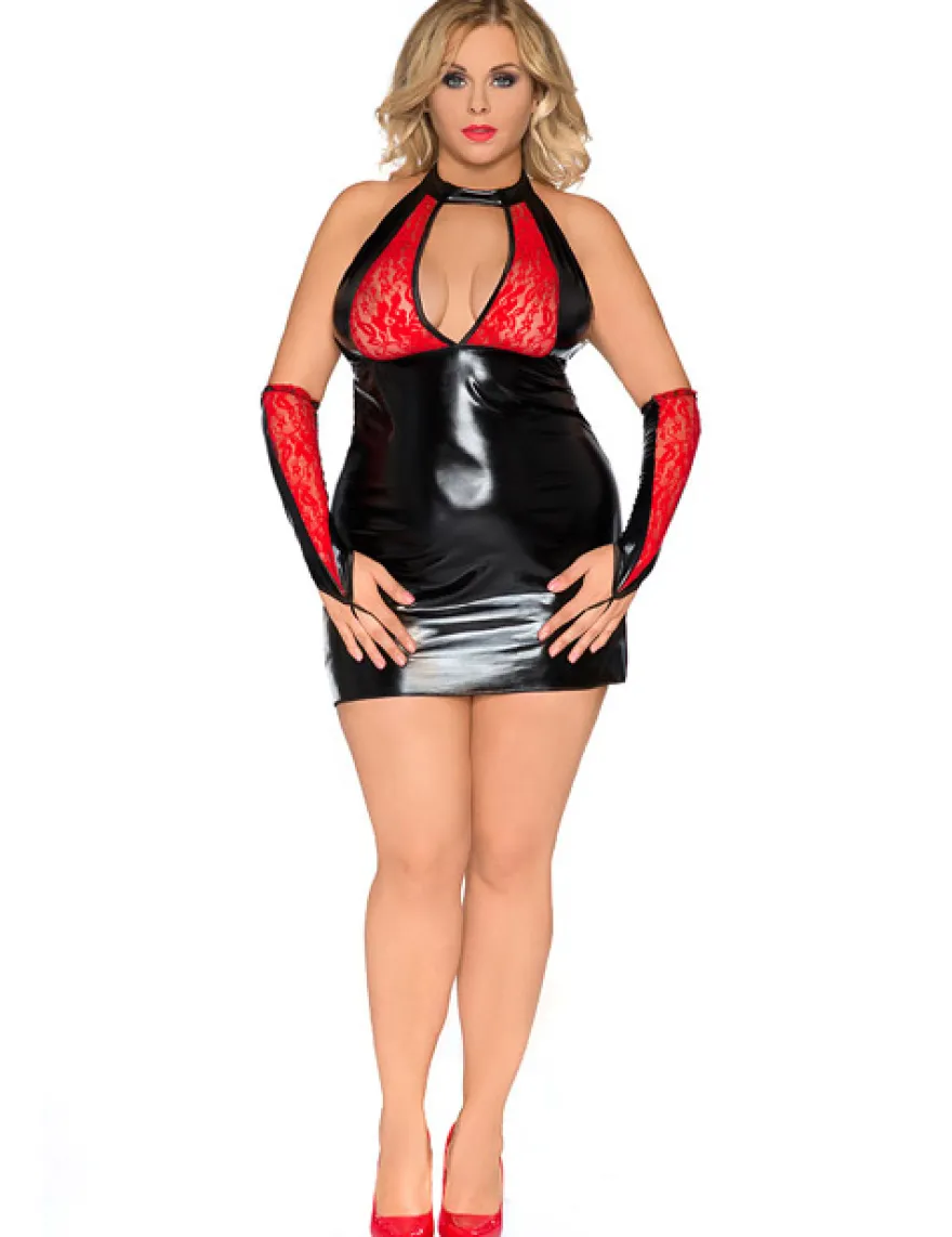 Andalea - Chemise Z/5009 AN531899M schwarz/rot