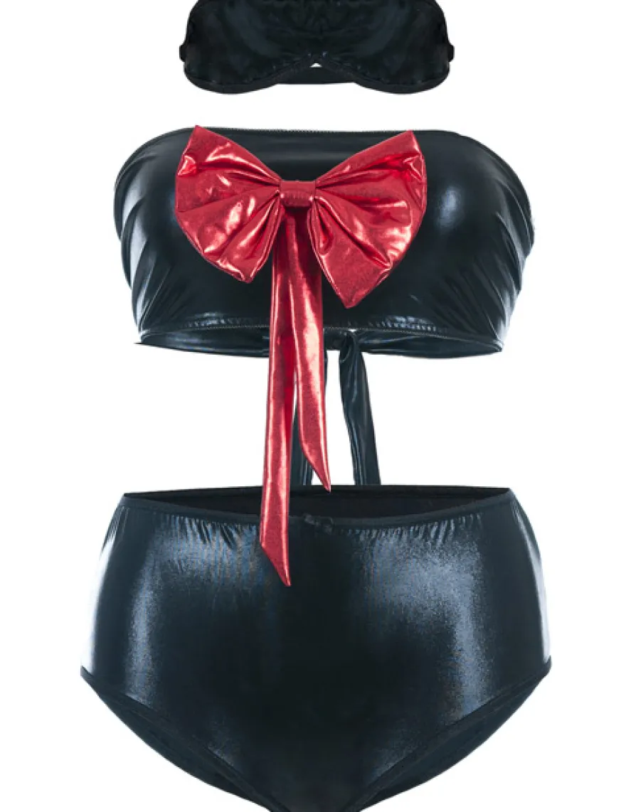 Andalea - Erotik Set AC/008 AN530950M schwarz/rot