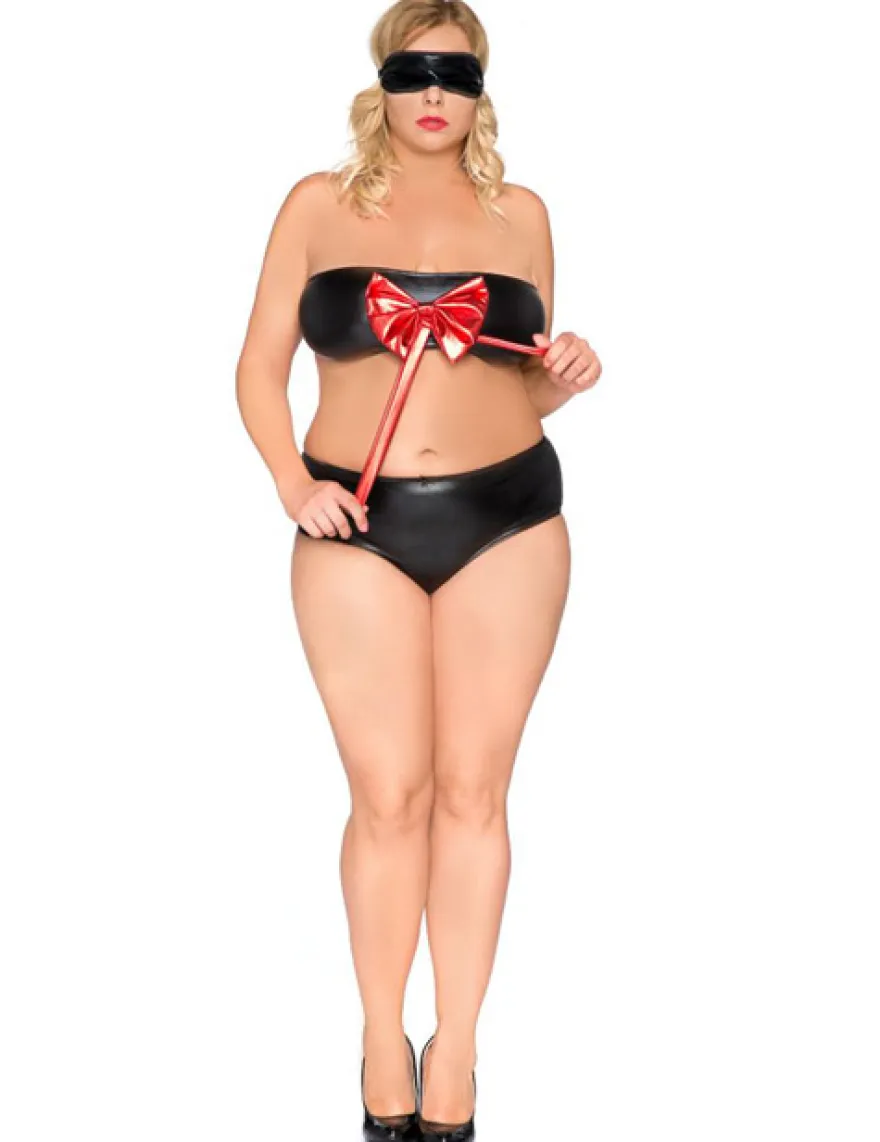 Andalea - Erotik Set AC/008 AN530950M schwarz/rot