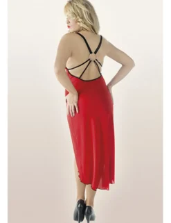 Andalea - langes Kleid M/1073 AN530532M rot