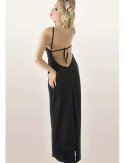 Andalea - langes Kleid M/1068 AN530487M schwarz
