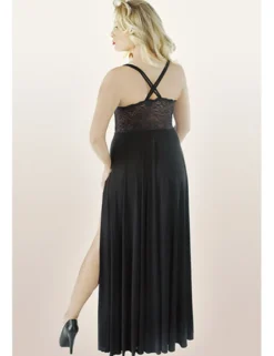 Andalea - langes Kleid M/1074 AN530537M schwarz