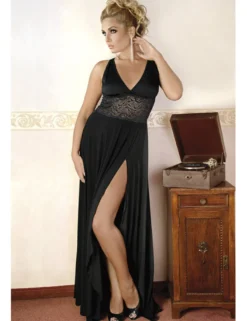 Andalea - langes Kleid M/1074 AN530537M schwarz