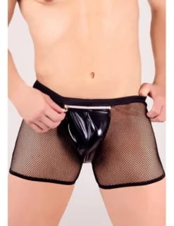 Andalea - Netz-Boxer-Shorts MC/9008 AMC530288M schwarz
