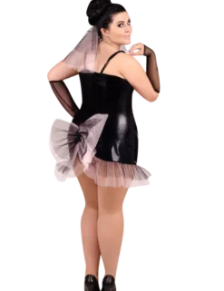 Andalea - schwarz Widow Negligee ADE2014