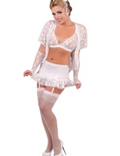 Andalea - Sexy weiß Set ADM1037