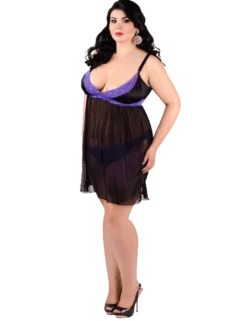 Andalea - Transparentes Negligee ADE2004