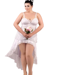 Andalea - Virgin weiß Negligee ADE2020