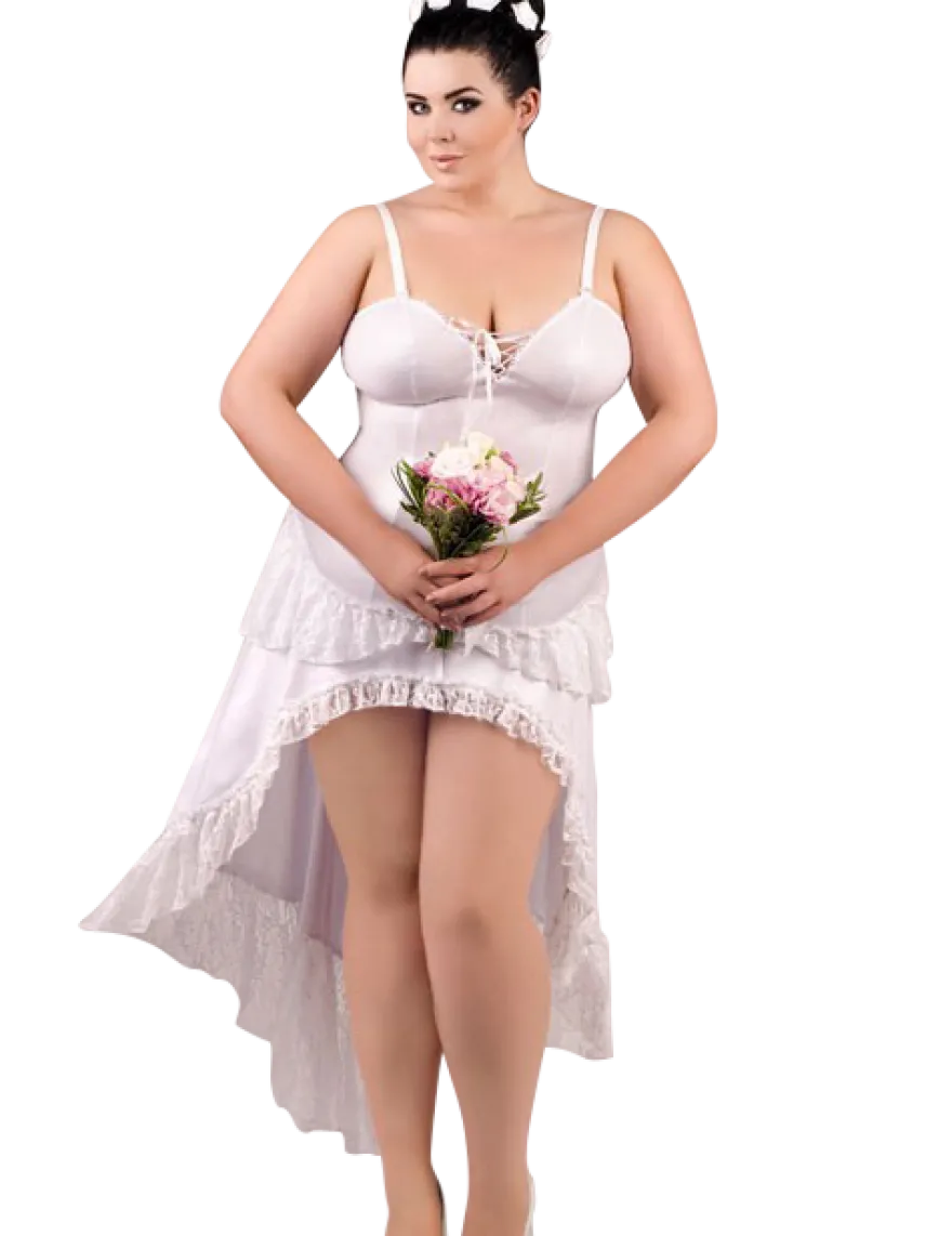 Andalea - Virgin weiß Negligee ADE2020