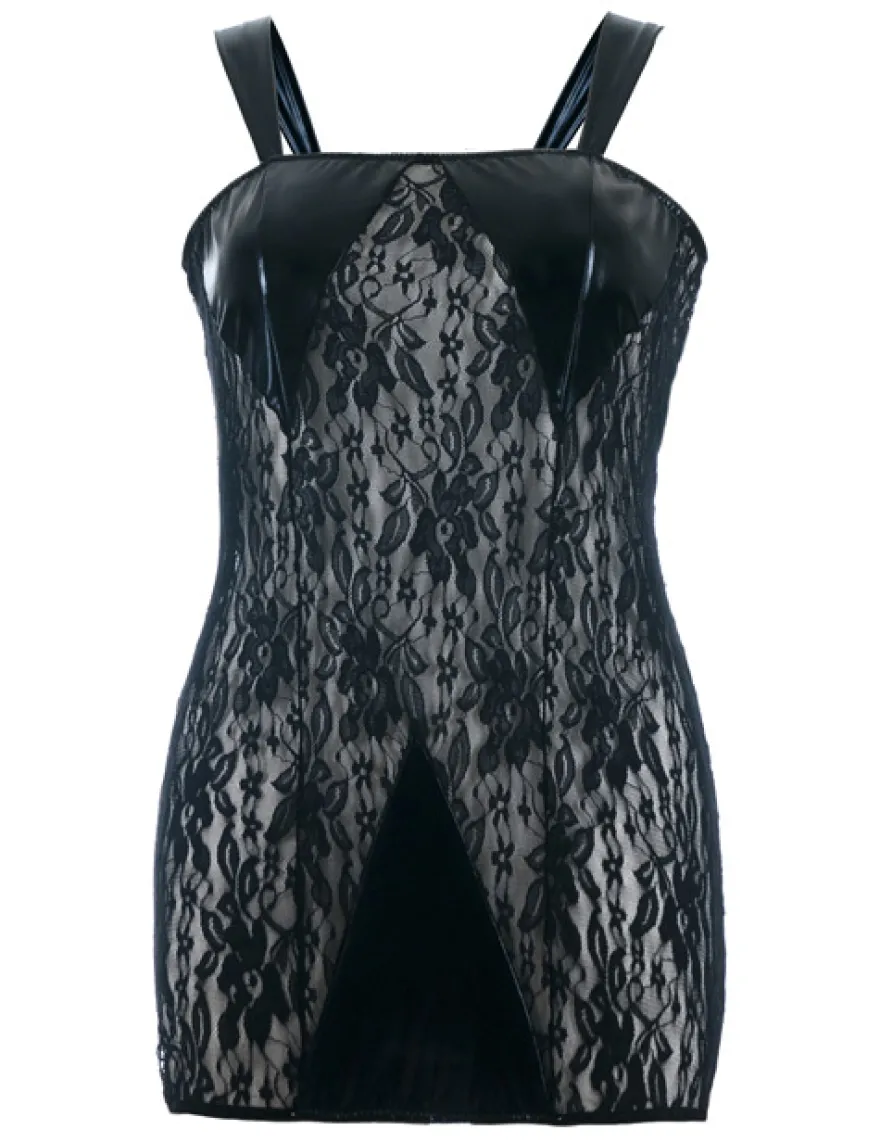 Andalea - Wetlook Chemise SB/1005 AN530865M schwarz