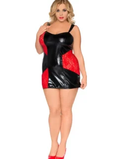 Andalea - Wetlook Chemise SB/1006 AN530870M schwarz/rot