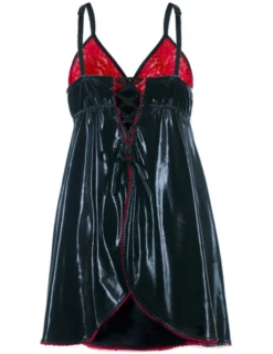 Andalea - Wetlook Chemise SB/1003 AN530855M schwarz/rot