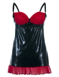 Andalea - Wetlook Chemise SB/1011 AN530895M schwarz/rot