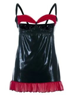 Andalea - Wetlook Chemise SB/1011 AN530895M schwarz/rot