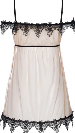 axami - Babydoll & String V-8919 beige