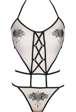 Axami - Body beige-schwarz