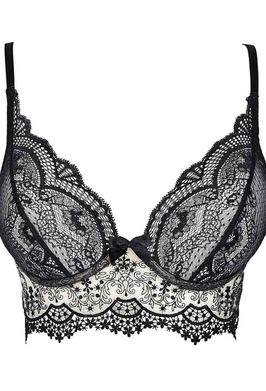 Axami - Bustier schwarz-beige