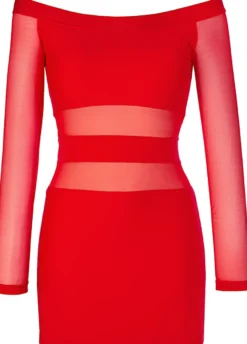 Axami - Club langärmliges Kleidchen V-9299 red