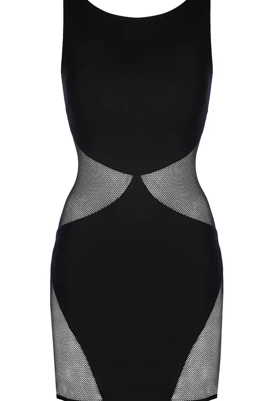 Axami - Minikleid Schwarz mit Tüll