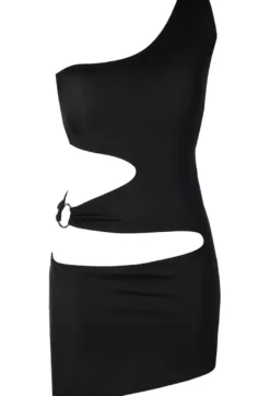 Axami - One-Shoulder Kleid mit Cut-Outs