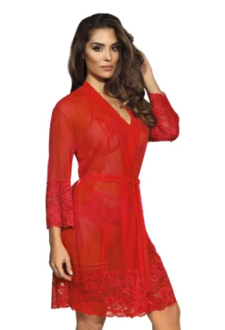 axami - Peignoir V-8860 red
