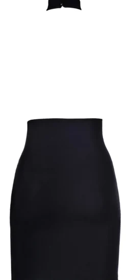 axami - Schulterfreies Minikleid V-9149 schwarz