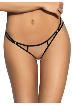 Axami - String beige-schwarz