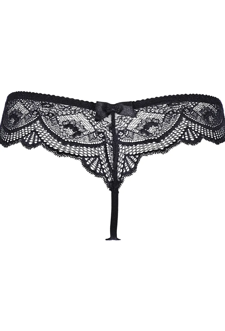 Axami - String schwarz-beige