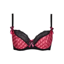 Axami - V-8461PS Plus Size bra pink-black 95F