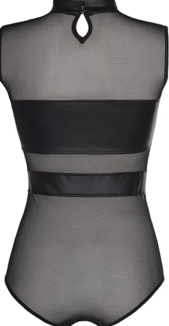 axami - Wetlook-Netz Body V-8410 schwarz