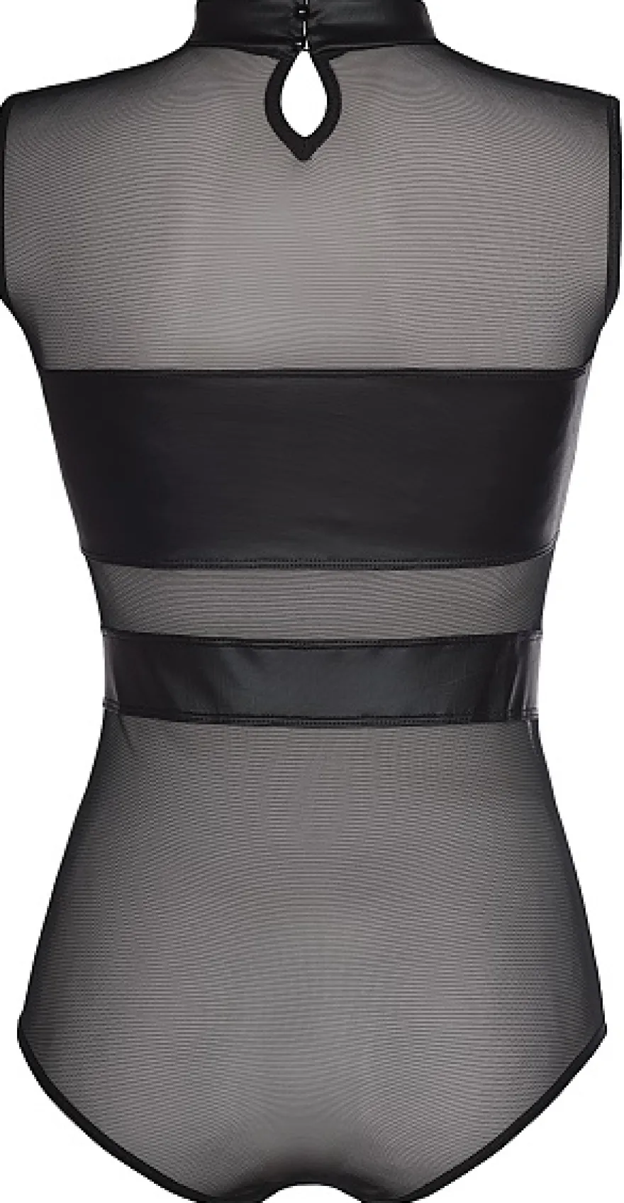 axami - Wetlook-Netz Body V-8410 schwarz