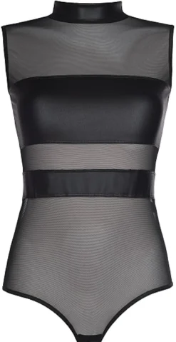 axami - Wetlook-Netz Body V-8410 schwarz