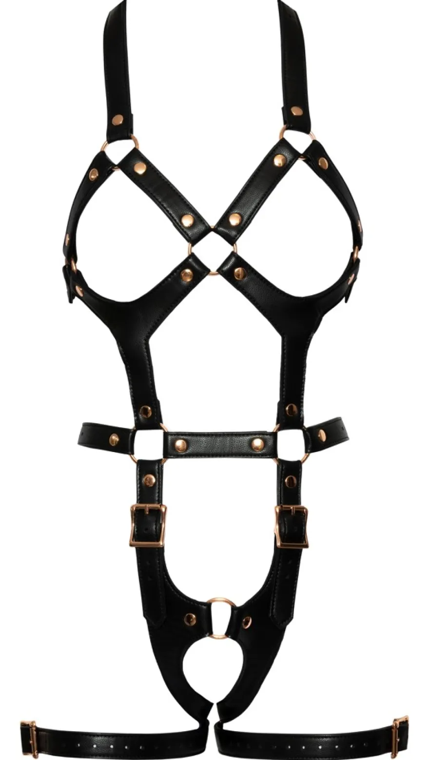 Bad Kitty - Harness in Lederoptik