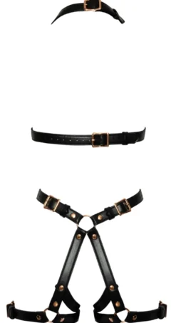 Bad Kitty - Harness in Lederoptik