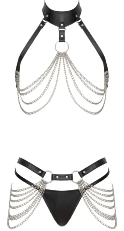 Bad Kitty - Harness und Ketten-Rock
