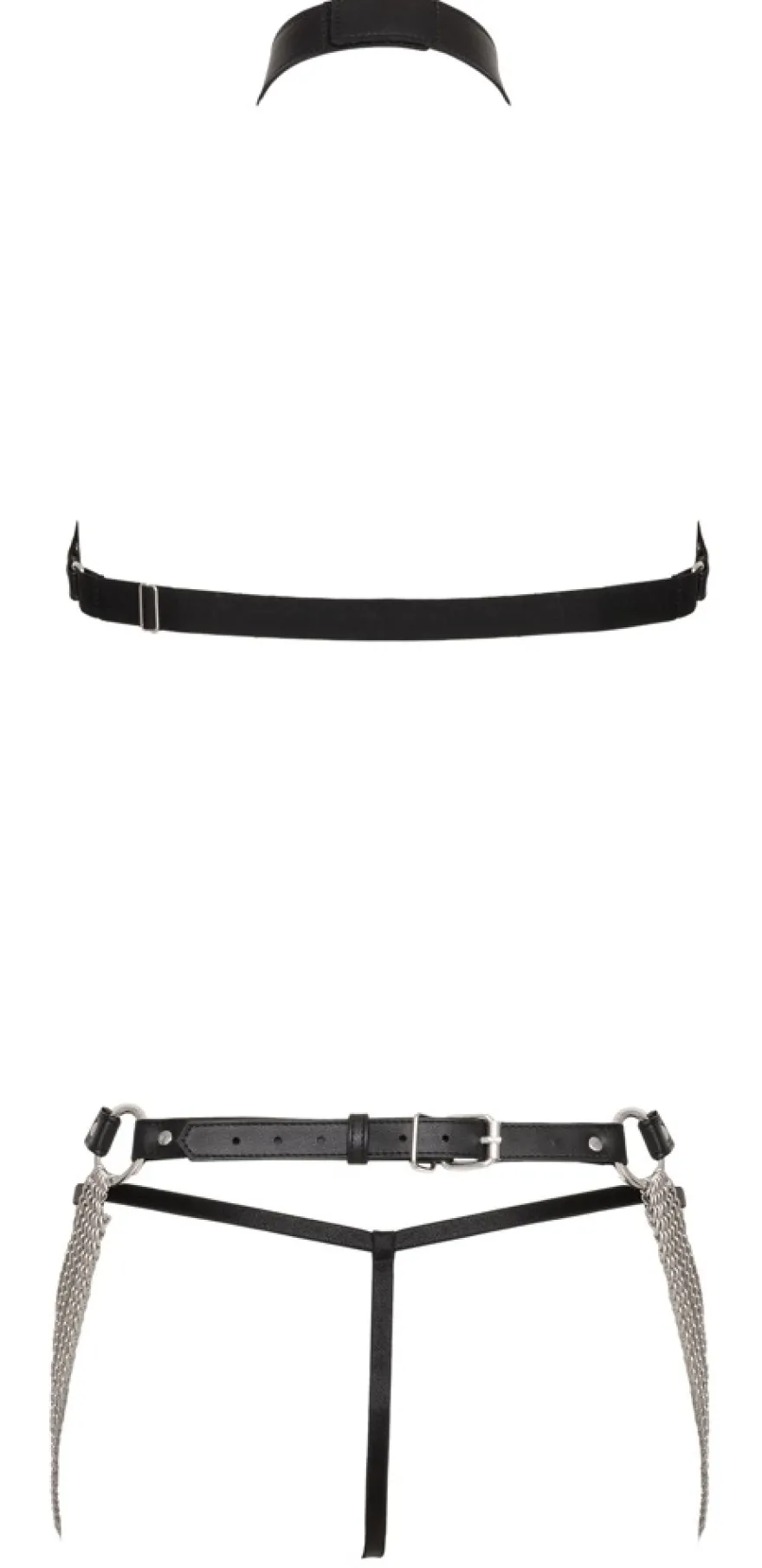 Bad Kitty - Harness und Ketten-Rock