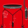 Bad Kitty - Spreader String mit Vibrator schwarz