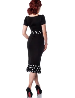 Belsira - Jersey-Kleid mit Puffärmeln