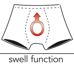 Black Level - Herren Lack-Slip mit Push-up Funktion