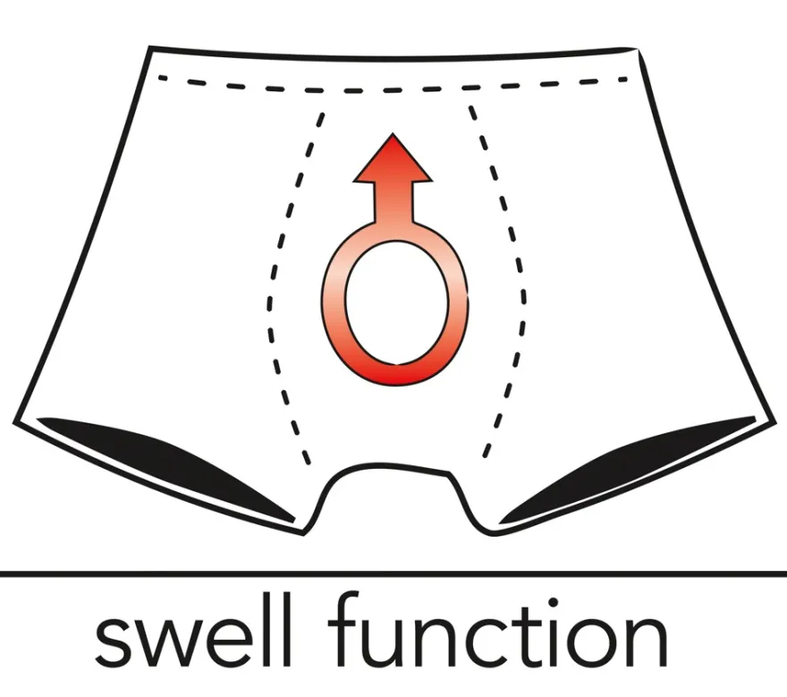 Black Level - Herren Lack-Slip mit Push-up Funktion